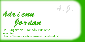 adrienn jordan business card
